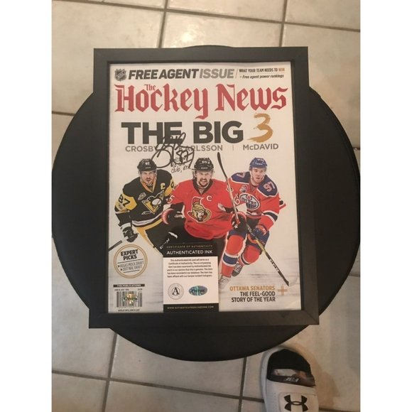 Sydney Crosby Signed Hockey Magazine COA - Picture 3 of 7